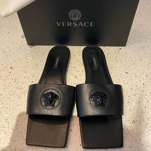 Versace Meduca Flat Sandals